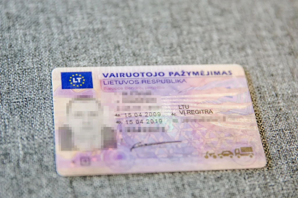 Kaip gauti vairuotojo pažymėjimą Lietuvoje